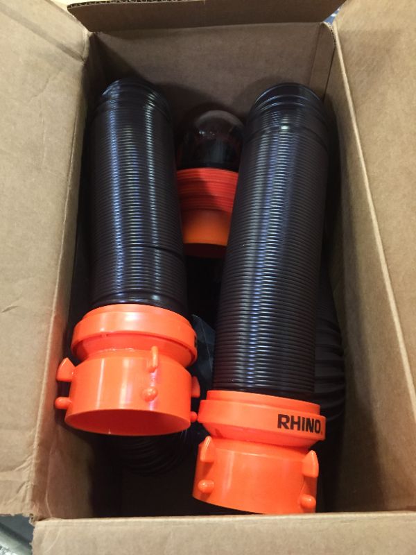 Photo 3 of Camco 39742 RhinoFLEX 20' RV Sewer Hose Kit with Swivel Fitting