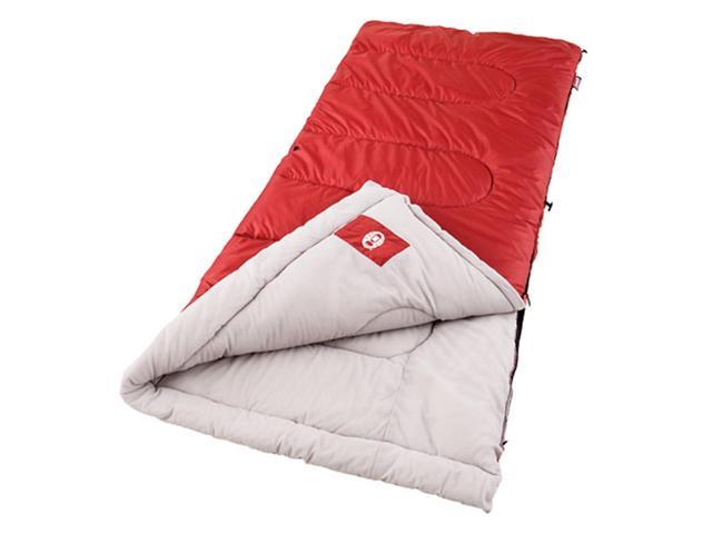 Photo 2 of Coleman Palmetto 75x33 In Retangle Sleeping Bag Red/Tan