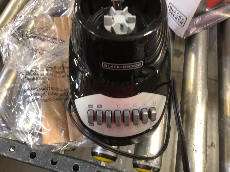 Photo 1 of Black&Decker 10 Speed Blender with Plastic Jar, Black