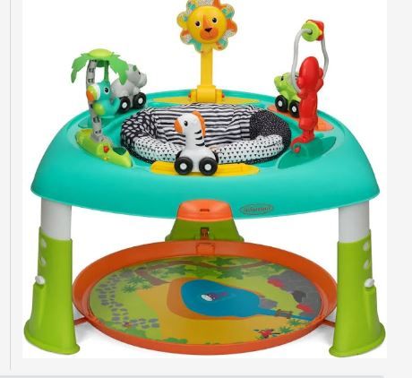 Photo 1 of Infantino Entertainer & Activity Table, 2-in-1 Sit, Spin & Stand, Tiny to Toddler, 4 Months-5 Years