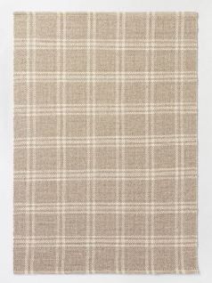 Photo 1 of Cottonwood Hand Woven Plaid Wool/Cotton Area Rug Neutral - Threshold™ designed with Studio McGee 10 ft X 7 ft 