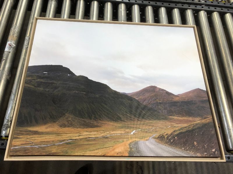 Photo 1 of 24" x 30" Grassy Hillside Framed Wall Art - Threshold™

