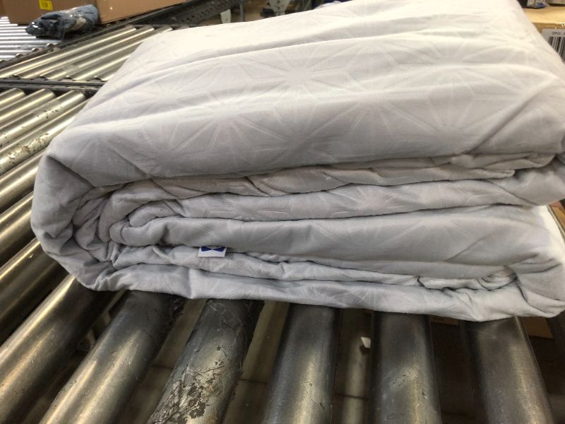 Photo 1 of 48"x72" Clean Comfort Weighted Blanket with Removable Cover - Sealy
