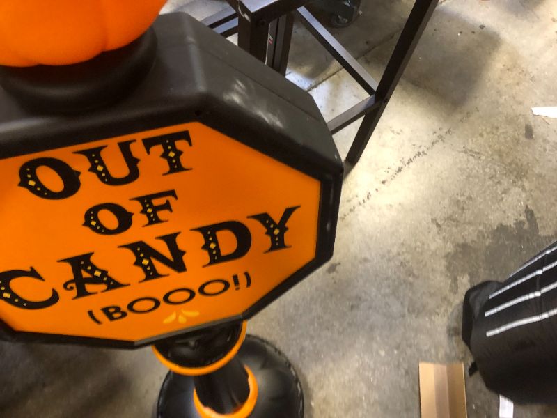 Photo 2 of 42" Lit Trick or Treat Stop Sign Halloween Decorative Scene Prop - Hyde & EEK! Boutique™
