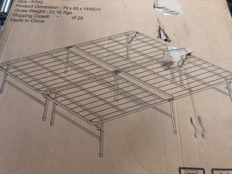 Photo 1 of 14 Inch platform bed frame King size 