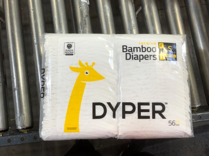 Photo 1 of DYPER Bamboo Baby Diapers Size 2 | Natural Honest Ingredients | Cloth Alternative | Day & Overnight | Plant-Based + Eco-Friendly | Hypoallergenic for Sensitive Newborn Skin | Unscented - 56 Count
