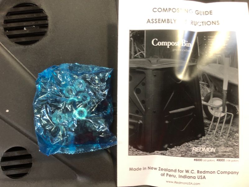 Photo 5 of Redmon Since 1883 8000 Compost 65 Gallon bin, Full, Black
