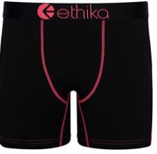 Photo 1 of Ethika Mens Mid Boxer Briefs | Black Roz
SIZE SMALL