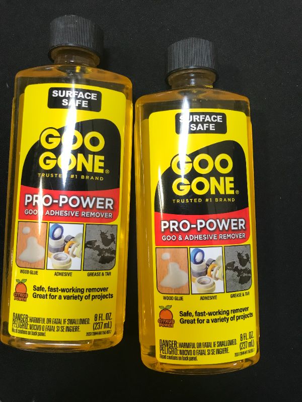 Photo 3 of 2 pack Goo Gone Pro-Power Goo and Adhesive Remover, 8 Ounce