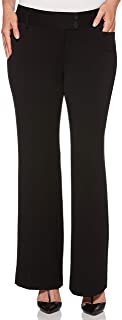 Photo 1 of Rafaella Women's Curvy Fit Gabardine Boot Leg Pant 16
