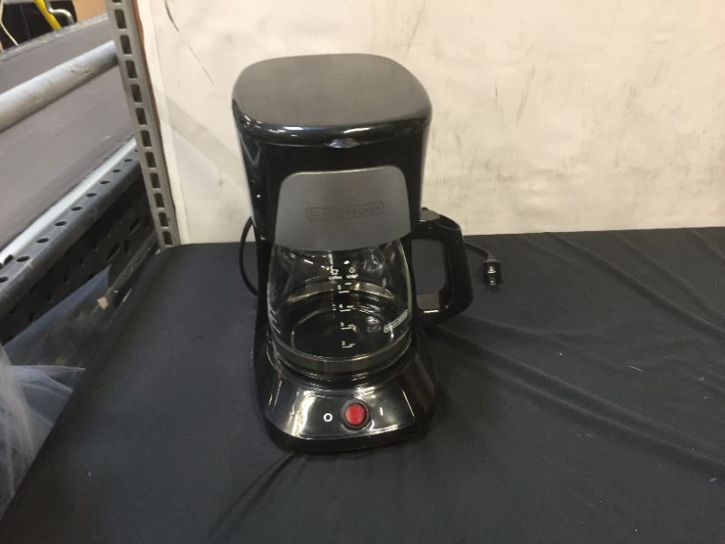 Photo 2 of BLACK+DECKER 5-Cup Coffeemaker with Duralife Glass Carafe, Black, CM0555B
