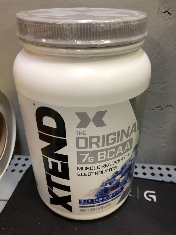 Photo 1 of XTEND Original BCAA Powder Blue Raspberry Ice - Sugar Free Post Workout Muscle Recovery Drink with Amino Acids - 7g BCAAs for Men & Women - 30 Servings
30 Servings (Pack of 1)