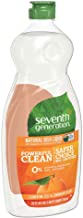 Photo 1 of Seventh Generation Lemongrass and Clementine Zest Dish Liquid, 25 Ounce 2 PACK