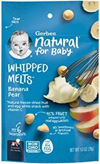 Photo 1 of Gerber Natural for Baby Whipped Melts - Banana Pear, 0.85 Oz
1 Ounce (Pack of 7) EXP JAN 2022