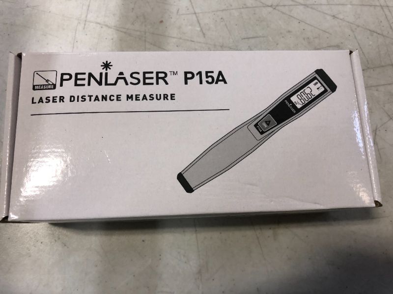 Photo 2 of Penlaser Digital Mini 50 Ft Laser Distance Meter Measure Pen With Laser Pointer, Packed in PU Case, For Home DIY