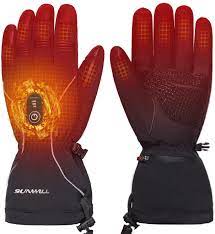 Photo 1 of Battery Heated Gloves for Men Women,Rechargeable Electric Heated Gloves for Skiing,Motorcycle Hiking Cycling Hunting Raynaud & Arthritis