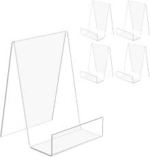 Photo 1 of  TRIMOU Clear Acrylic Book Stand with Ledge Clear Acrylic Book Display  Easel