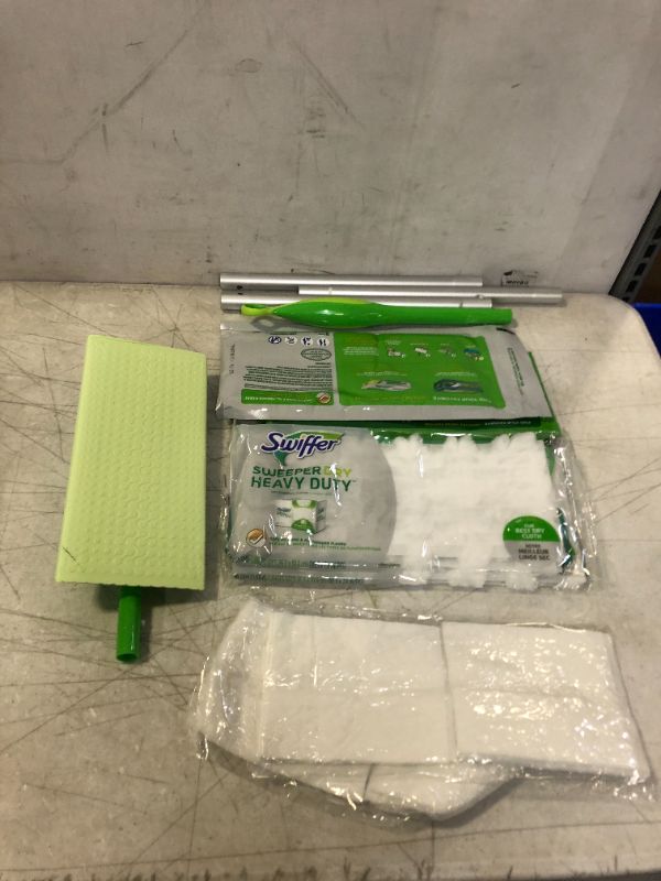 Photo 2 of Swiffer Sweeper Dry + Wet All Purpose Floor Mopping and Cleaning Starter Kit