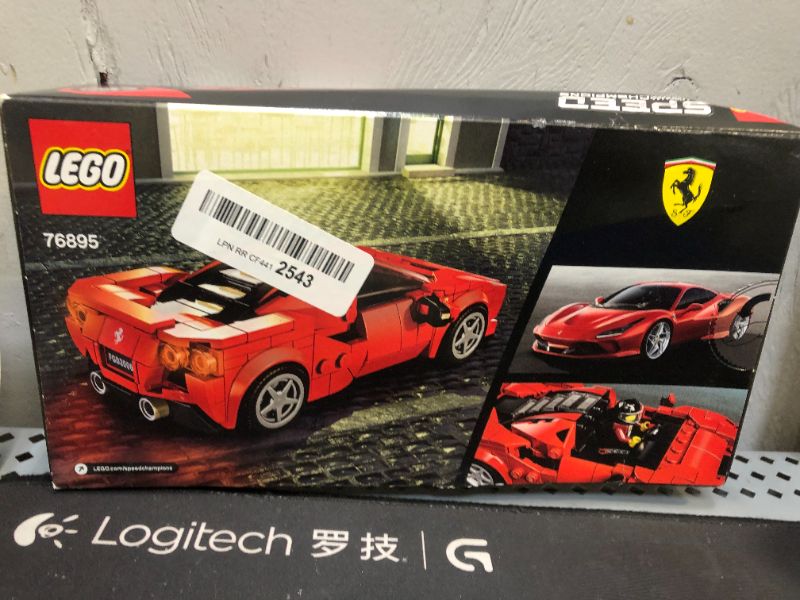 Photo 2 of LEGO Speed Champions 76895 Ferrari F8 Tributo Toy Cars for Kids, Building Kit Featuring Minifigure (275 Pieces)