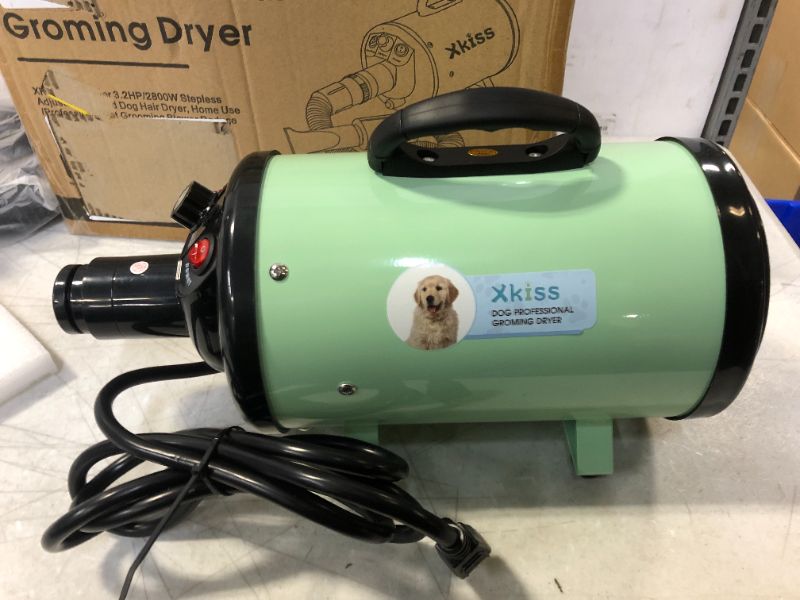 Photo 3 of  XKISS Dog Dryer?Stepless Speed Regulation Pet Dryer