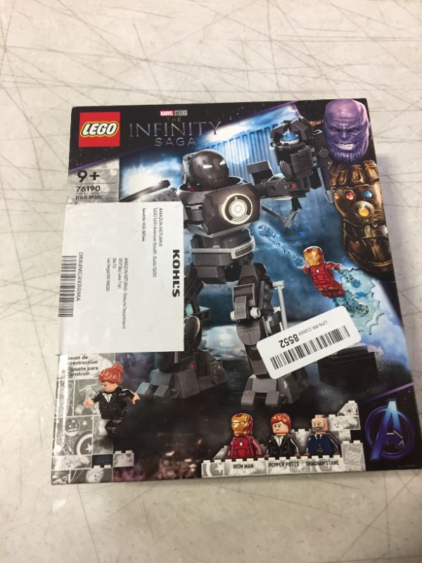 Photo 3 of LEGO Marvel Iron Man: Iron Monger Mayhem 76190 Collectible Building Kit with Iron Man, Obadiah Stane and Pepper Potts; New 2021 (479 Pieces)