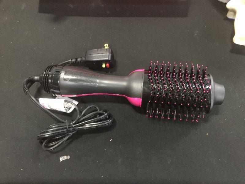 Photo 2 of REVLON One-Step Hair Dryer And Volumizer Hot Air Brush, Black
