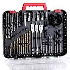 Photo 1 of AVID POWER Drill Bit Set, Drill Bits for Metal, Wood, Masonry-100Pcs Titanium, High Speed Steel Drill Bit Screwdriver Bit Set with Storage Case