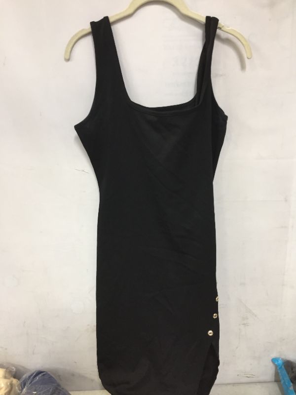 Photo 1 of MEDIUM BLACK LONG SHORT SLEEVE DRESS