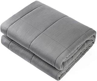 Photo 1 of Adult Weighted Blanket Queen Size?15lbs 60"x80"? Heavy Blanket with Premium Glass Beads, (Dark Grey) Waowoo