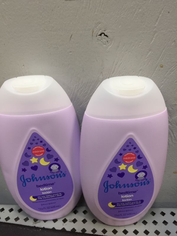 Photo 2 of Johnsons Baby Bedtime Lotion 13.6 Ounce (400ml) 2 CT