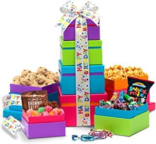 Photo 1 of Broadway Basketeers Happy Birthday Wishes Gift Tower EXP DEC 12 2021