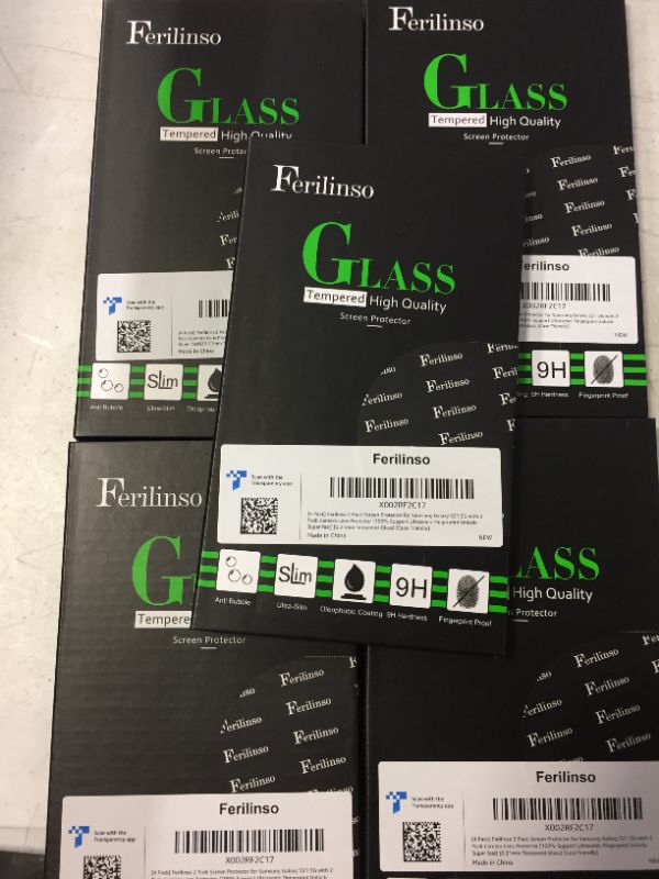 Photo 1 of 5 PACK SAMSUNG GALAXY S21 SCREEN PROTECTORS