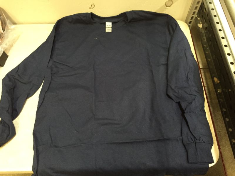 Photo 1 of Gildan men's long sleeve shirts blue 2 pack 
