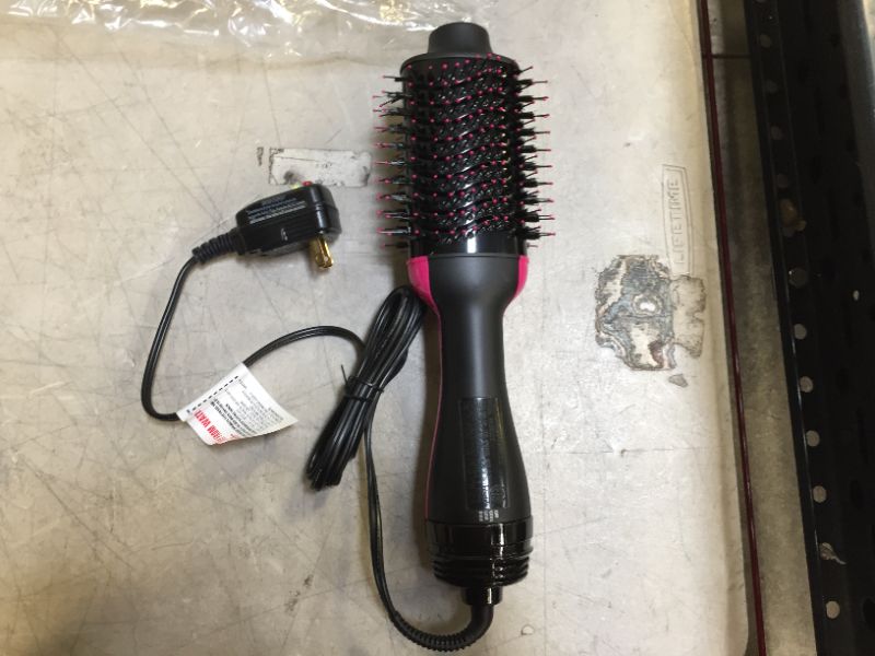 Photo 2 of REVLON One-Step Hair Dryer And Volumizer Hot Air Brush, Black
