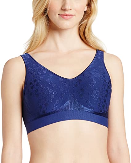 Photo 1 of Bali Comfort Revolution ComfortFlex Fit Shaping Wirefree Bra Navy 