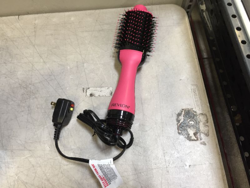 Photo 2 of REVLON One-Step Hair Dryer and Volumizer Hot Air Brush, Pink
