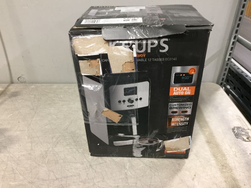 Photo 6 of Krups Savoy Turbo 12 Cup Coffee Maker - Black
