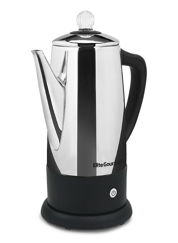 Photo 1 of Elite Platinum EC-120: Maxi-Matic 12 Cup Percolator - Stainless Steel
