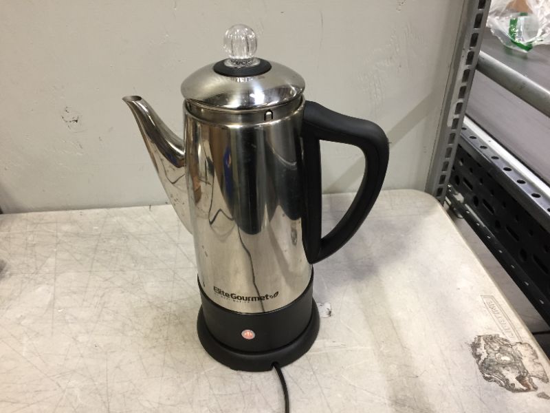 Photo 2 of Elite Platinum EC-120: Maxi-Matic 12 Cup Percolator - Stainless Steel
