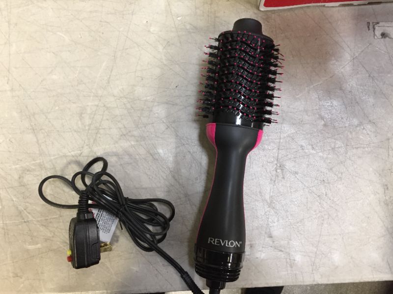 Photo 2 of REVLON One-Step Hair Dryer And Volumizer Hot Air Brush, Black
