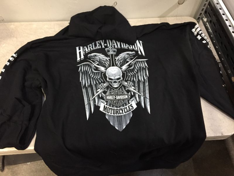 Photo 2 of Harley Davidson men's black sweater 