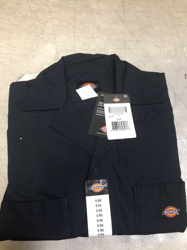 Photo 2 of Dickies Mens and Big Mens Short Sleeve Deluxe Poplin Coveralls Small Reg
