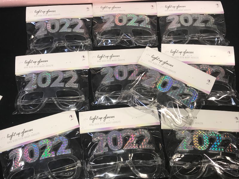 Photo 1 of 10 PACK CLEAR 2022 PARTY GLASSES