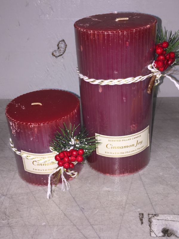 Photo 1 of 2 CINNAMON CANDLES 6 INCH AND 3 INCH