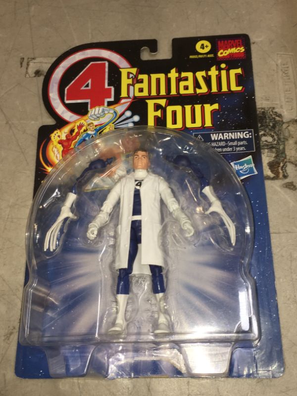 Photo 2 of Hasbro Marvel Legends Series Retro 6in Mr. Fantastic Figure