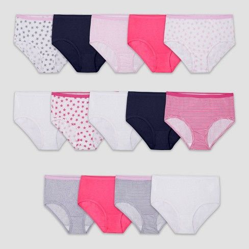 Photo 1 of Fruit of the Loom Girls' 14pk Classic Briefs - Colors Vary 10