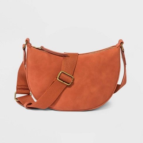 Photo 1 of Crescent Crossbody Bag - Universal Thread Mango Orange