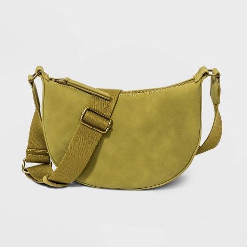 Photo 1 of Crescent Crossbody Bag - Universal Thread Olive Green