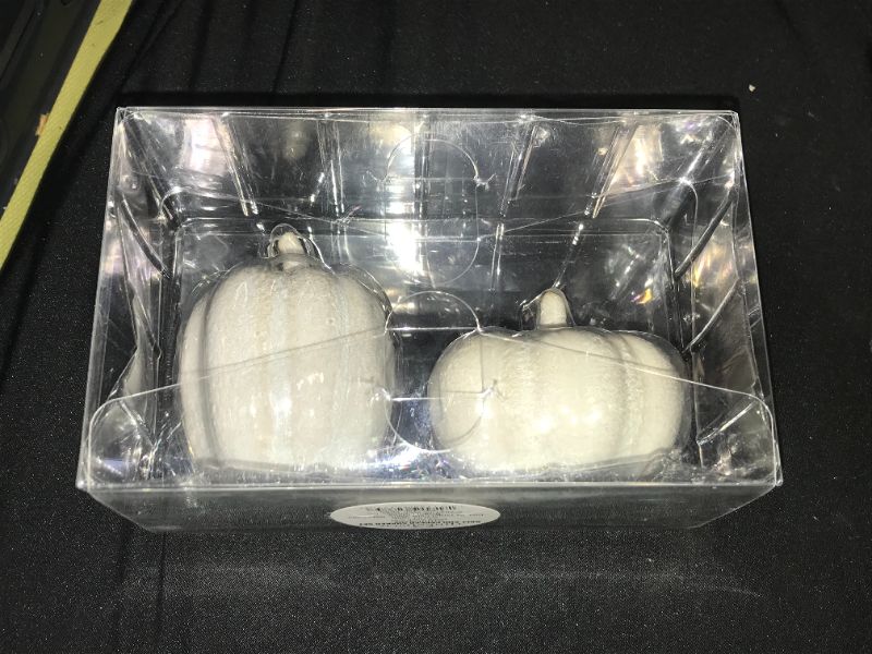 Photo 2 of 2pc Stoneware Pumpkin Salt and Pepper Shaker Set - Threshold