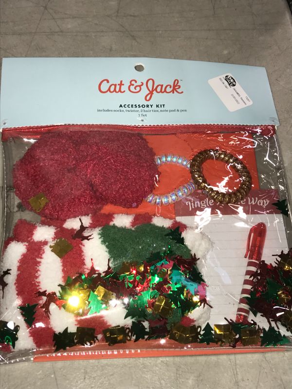 Photo 2 of Girls' Reindeer Accessory Kit - Cat & Jack Red